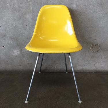 Yellow Herman Miller Eames Fiberglass Chair