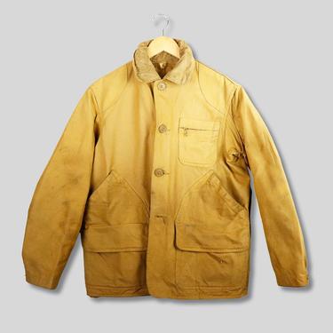 Vintage Corduroy Collar Button up Hunting Jacket