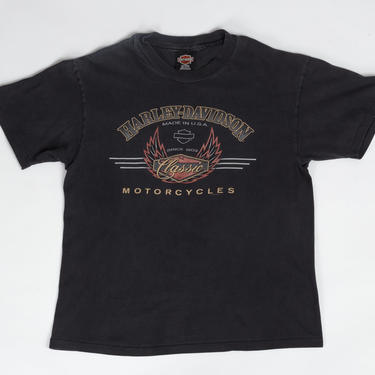 Vintage 1995 Glendale Arizona Harley Davidson T Shirt - Large | 90s Unisex Black Motorcycle Graphic Souvenir Tee 