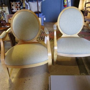 PAIR PRICED SEPARATELY DONGHIA ARM CHAIRS