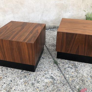 Cube end tables