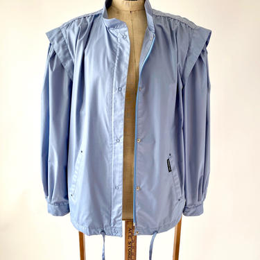 Vintage Jacket/ Blue Windbreaker / Members Only / 1980s 