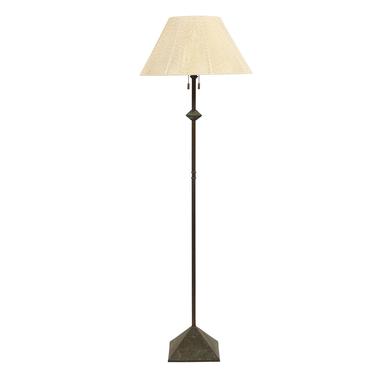Karl Springer "Giacometti Style Floor Lamp" in Bronze 1980s
