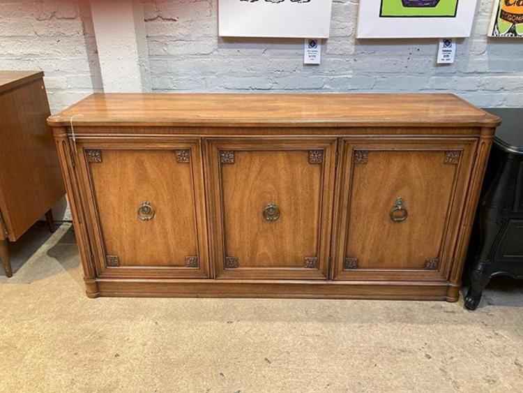 Credenza. 58” wide 16” deep, 28.5” tall. 