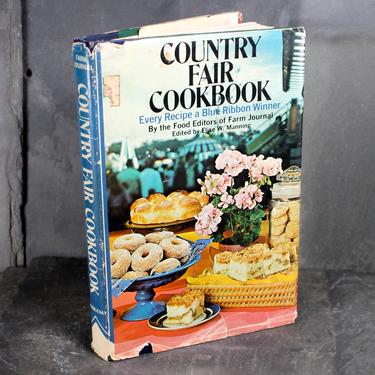 BLUE RIBBON RECIPES - Country Fair Cookbook by the Editors of the Farm Journal - 1975 Vintage Cookbook  | Free Shipping 