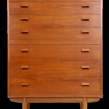 Rare Large Scandinavian Modern Teak Dresser Designed by Borge Mogensen