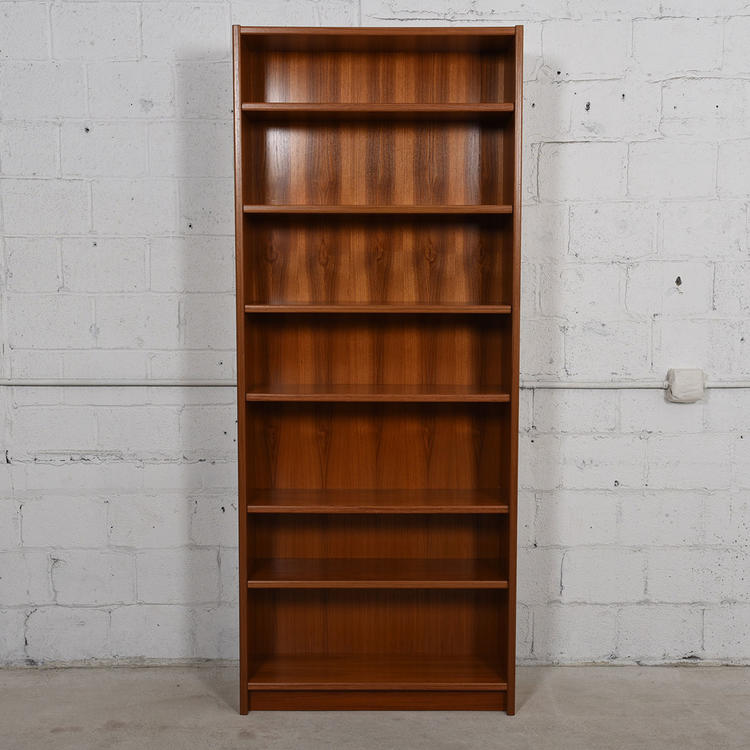 Extra Tall Danish Teak Adjustable Bookcases