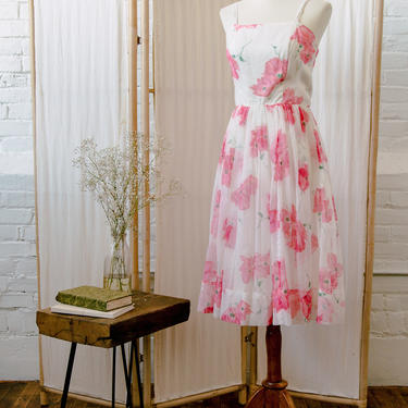 1950s Floral Dress 