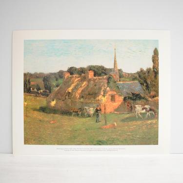 Print of Paul Gauguin's Painting "The Church at Pont-Aven", Impressionist Art Print 
