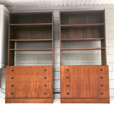 Vintage Belgium Teak Bookcase /Shelving Unit(Each)