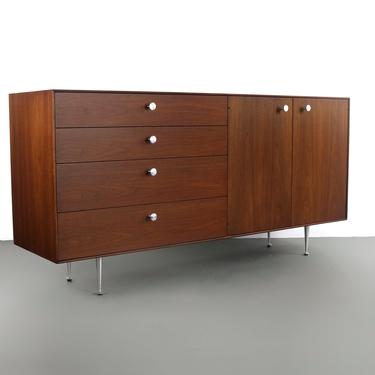 George Nelson for Herman Miller Thin Edge Credenza In Walnut, USA 