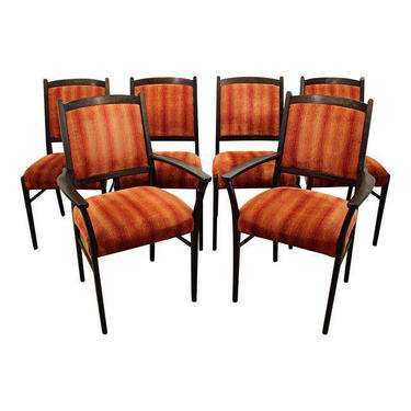 Mid-Century Dining Chairs Danish Modern Rosewood Chairs-Set of 6 