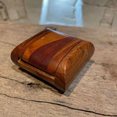 Don Shoemaker Cocobolo Secret Keepsake Small Wood Box 1970s Mexico 