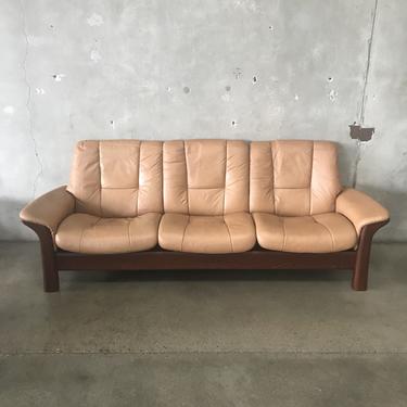 Modern Leather Sofa by Ekorness of Norway