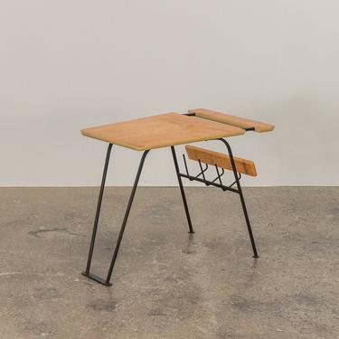 Arthur Umanoff Style Magazine Rack Side Table 