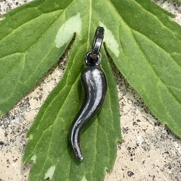 Vintage Sterling Silver Pendant Chili Pepper Charm Chile 3D Estate Jewelry 925 