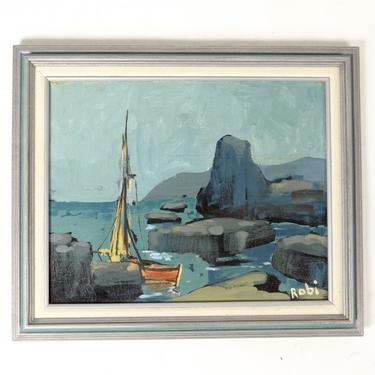 1960s Amalfi Coast Painting