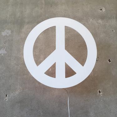 "Peace" Light Up Sign