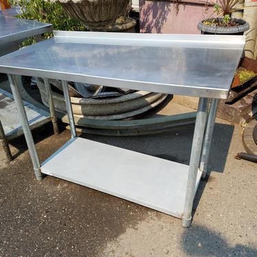 Stainless Steel Industrial Counter 48w x 34h x 24d
