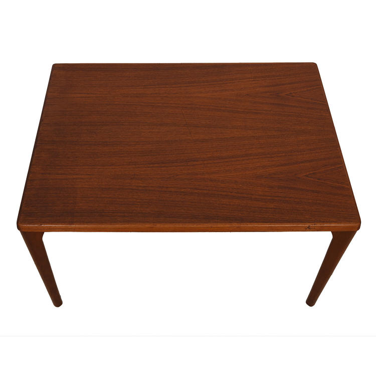 Danish Modern Compact Expanding Dining Table