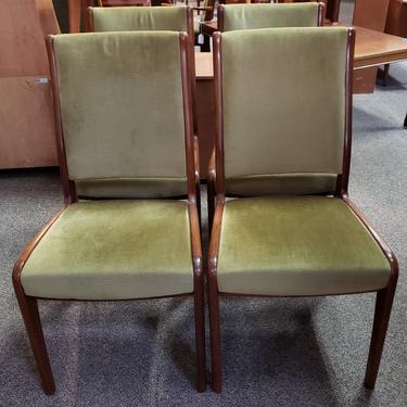 Item #MA63 Set of Four Mid Century Teak Dining Chairs c.1960