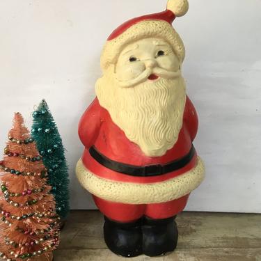 Vintage Santa Blow Mold By Union Products, Christmas Decor, Light Up Santa Claus, No Light Cord Included 