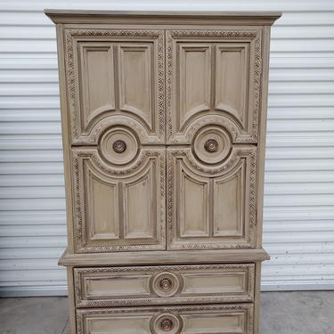 Modern French Country Armoire