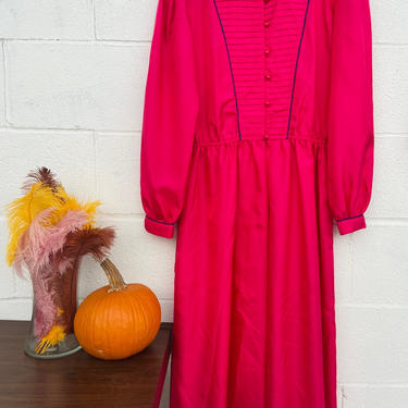 70\u2019s Hot Pink Dress