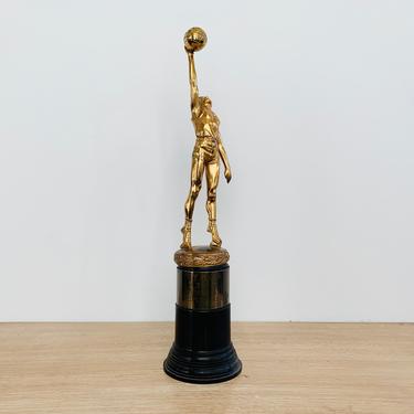 Vintage 1946 Tall Basketball Trophy 