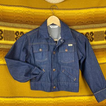 Kids Vintage Selvedge Denim Jacket JC Penney 