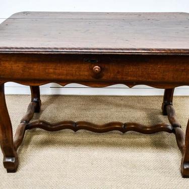 French Provincial Carved Walnut Louis XIV Style Writing Desk Table | 17th Cen.