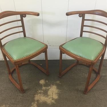 Pair Hoffmann Side Chairs