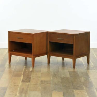 Pair Of Contemporary Craftsman Style Night Stands