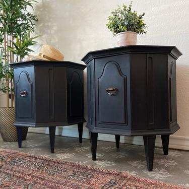Vintage Mid Century Set of Tables Cabinets Nightstands by Romweber*Local Pick Up Only 
