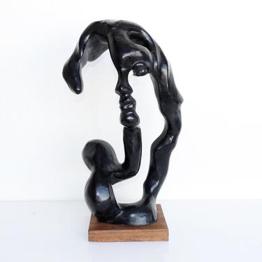 Abstract Sculpture Bust Woman Klara Sever Surreal Austin Productions 