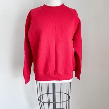 Vintage 1980s Red Sweatshirt / M 