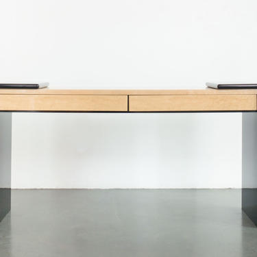 Modern Lacquer Maple Console by HomesteadSeattle