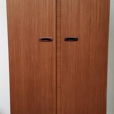Item #TS1 Vintage Teak Armoire w/ Fitted Interior c.1960s