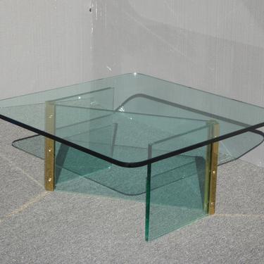 Vintage Mid Century Modern Leon Rosen for Pace Z Shaped Coffee Table ~ Square 