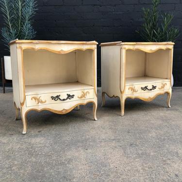 1960’s Vintage French Provincial Night Stands 