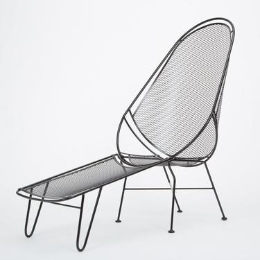 Scoop Lounge Chair with Ottoman by Maurizio Tempestini for Salterini