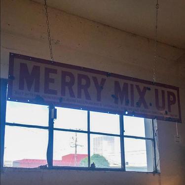 Vintage &quot;Merry Mix-Up&quot; Sign