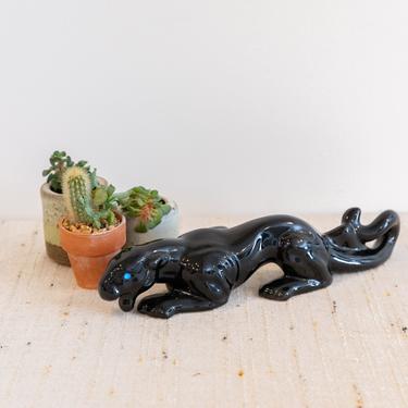 Medium Mid-century 1960's Panther Sculpture 
