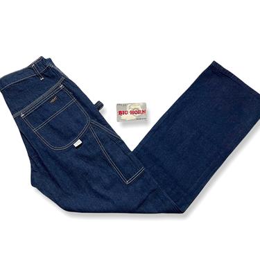 NEW w/ Tags ~ Vintage DEE CEE Carpenter Jeans ~ measure 27.5 x 33 ~ Straight Leg / Triple Stitch Work Pants ~ 27 28 Waist ~  Deadstock 