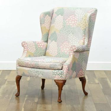 Kindel Pastel Floral French Wingback Armchair