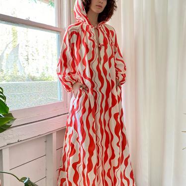 70s Givenchy Hooded Maxi Dress