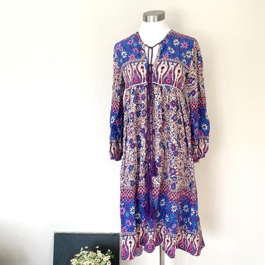 Indian-Print Dress