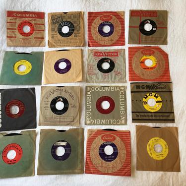 1949-1965 Country Music Gems 45rpm Singles: Skip-Free, Sleeved 