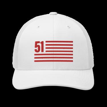 51 Flag Trucker Cap