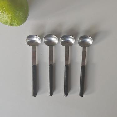 Vintage Modern Towle Lauffer MONDO Demitasse Spoons Made in Japan - Set of 4 
